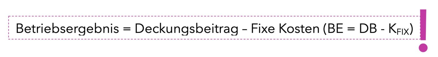 Deckungsbeitragsrechnung berechnen - Deckungsbeitrag ️